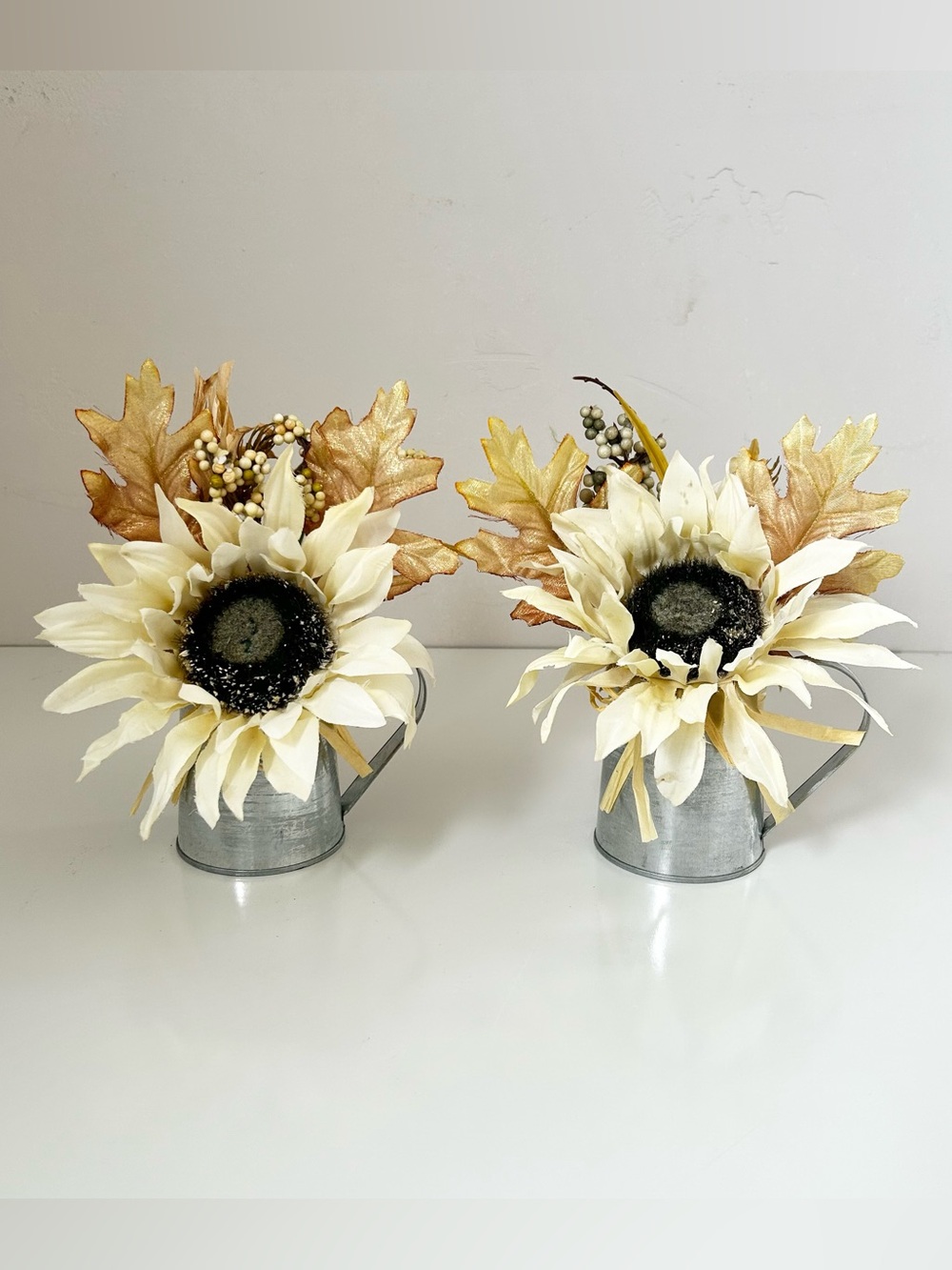 Neutral Fall Centerpieces- Set of 2